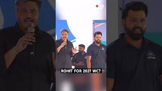 Crowed cheers as anchor ask Rohit to captain another World Cup  Sports Today [upl. by Rolyks]