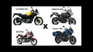 NC750x VS VStrom 650 VS Versys 650 VS Tracer 700 [upl. by Maureen]