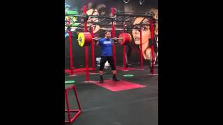 Dmitry Klokov  250kg slow squat with pause [upl. by Zhang]