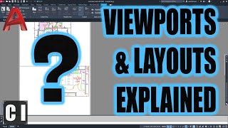 AutoCAD Viewports Explained Layout  Paper Space Tutorial amp MustKnow Tips [upl. by Naehgem]