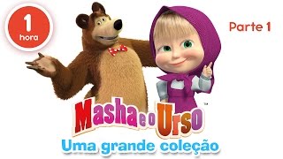 Masha eo Urso – Uma grande coleção de desenhos animados Parte 1 60 minutos [upl. by Hteazile928]