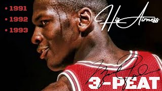 HIS AIRNESS  Highlights on his first 3Peat in 1991•1992•1993 [upl. by Eben]