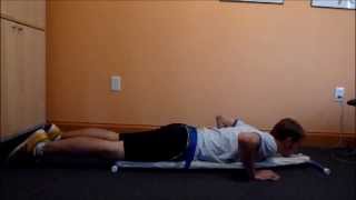 Extension In Lying With Self Overpressure Using A Belt [upl. by Sinoda]