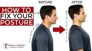 How To Correct Your Posture  5 Home Exercises To Fix Your Posture [upl. by Reeba]