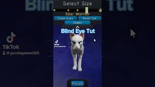 Blind Eye Glitch Tut Wcue wcue warriorcatsultimateedition glitch [upl. by Aleahpar]