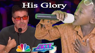 Simon Cowell Sings on Stage His Glory Shines on AGT Stage  Finale  AGT Fantasy League 2024 [upl. by Aymahs]