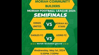 Semi Finals 2 Eagles FC vs Lions FC 2nd HALF Played on 1st May 2024 [upl. by Gratia]