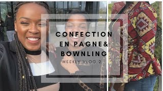 CONFECTION EN PAGNE CHURCH STAFF amp BOWLING  WEEKLY VLOG 2  MOUNIALICIOUS [upl. by Mure]