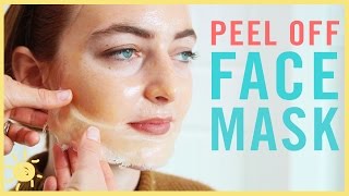 DIY  Best Peel Off Face Mask [upl. by Romeo]