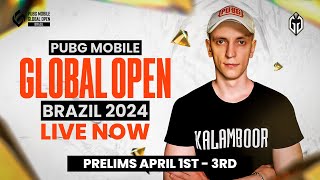 PUBG MOBILE GLOBAL OPEN BRAZIL 2024  PMGO PRELIMS DAY  33  KALAMBOOR [upl. by Arema853]