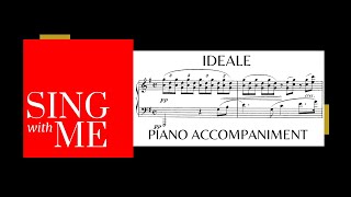 Ideale  Tosti  Accompaniment medium voices [upl. by Falzetta]