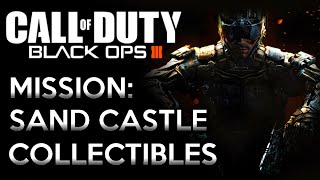 Call of Duty Black Ops 3 · Mission Sand Castle  All Collectibles Video Guide [upl. by Ignace]