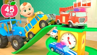 Hickory Dickory Dock Vehicles Song  Newborn Baby Songs amp Nursery Rhymes [upl. by White36]