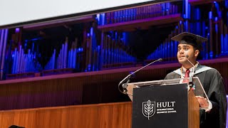 Hult International Business School Graduation 2019  Vasu Aggarwal [upl. by Leunad]