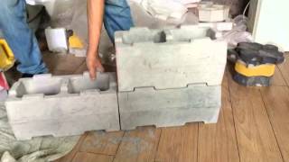 How to interlock concrete block [upl. by Georgena]