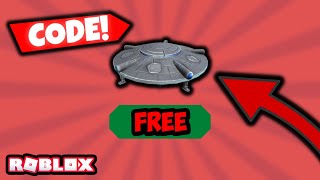 How To Get HOVERING UFO FOR FREE ON ROBLOX CODE IN VIDEO [upl. by Doggett]