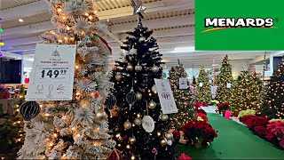 Menards Christmas Trees 🎄 Shop with me [upl. by Alya]