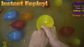 Learn Colors amp Counting by Popping Water Balloons [upl. by Waddell]