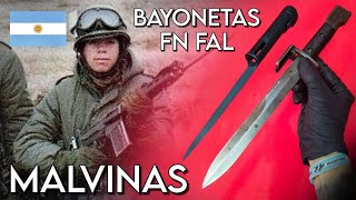 BAYONETAS ARGENTINAS GUERRA MALVINAS  FN FAL [upl. by Oniluap935]