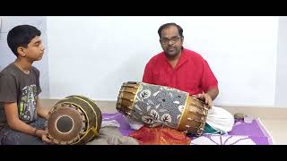 Learn Basics of Mridangam by Vidwan Salem Ranganathan  Miruthangam Class Tamil Mridangam Lessons 4 [upl. by Dix]