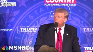 Trump makes bizarre shift when talking about grannies in speech [upl. by Tomchay479]