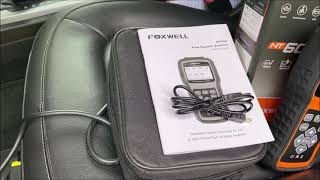 FOXWELL NT604 OBD2 Scanner 4 System Code Reader Check Review Do diagnostics on your vehicle like th [upl. by Origra]