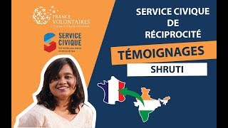 Entretien avec Shruti volontaire du programme de réciprocité [upl. by Ettezus141]