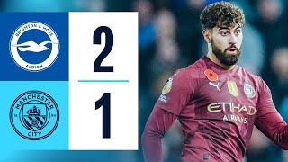 HIGHLIGHTS  BRIGHTON 21 CITY  Haaland Pedro amp O’Riley Goals  Premier League [upl. by Liss]