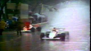 Ayrton Senna Monaco 1984 Red Flagged Senna 2nd [upl. by Grissom783]