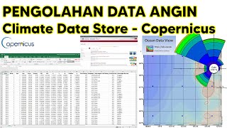 Pengolahan Data AnginClimate Data Store Copernicus [upl. by Yahsan]