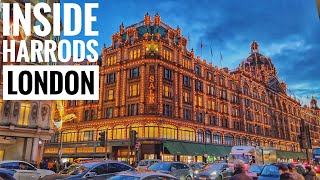 Inside Harrods  Luxury Shopping for Celebrities and Billionaires in Knightsbridge London 4K HDR [upl. by Akemehc511]