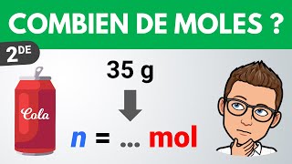 Calculer le nombre de molécules et de moles  Seconde  PhysiqueChimie [upl. by Aicilana]