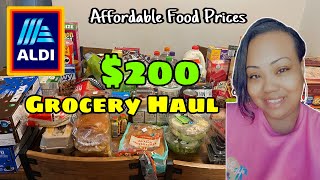 Aldi Grocery Haul For A Family Of 5  Affordable Prices [upl. by Aisaim]