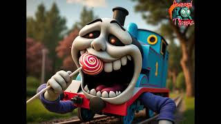 GUESS THE MONSTER   SCARY CURSED THOMAS THE TANK ENGINE EAT LOLIPOP [upl. by Lachish]