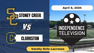 Stoney Creek vs Clarkston Girls Lacrosse [upl. by Castora816]