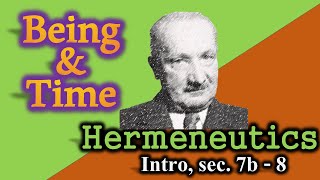 Why is Phenomenology a Hermeneutics  Heidegger  Being and Time [upl. by Lesak192]