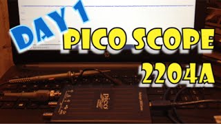 Pico Scope 2204A Day 1 [upl. by Sakmar883]