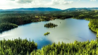 Totenåsen Innsjøer Hersjøen Mørksjøen Hommelsjøen [upl. by Anahsohs]