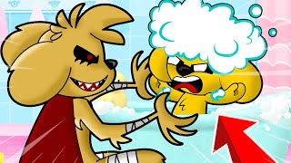 MIKEEXE BAÑA A MIKECRACK 😂🤣 ANIMACION FINAL ALTERNATIVO DE SONRÍE MÁS COMIC 05 [upl. by Ateikan]