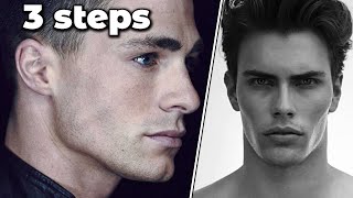 How To Get A More Defined Jawline  In Only 3 Steps [upl. by Vesta]