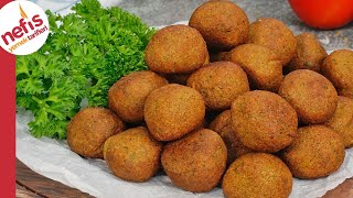 Lezzeti Garanti 🔝😋 Dışı Çıtır İçi Yumuşacık Falafel Nohut Köftesi [upl. by Siger]