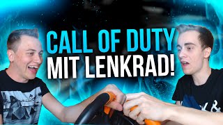 Call of Duty mit LENKRAD zocken  TwoEpicBuddies [upl. by Almeta770]