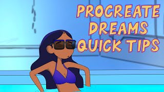 Procreate Dreams Tutorial  5 Quick Beginner Friendly Tips 🔥 [upl. by Finzer525]