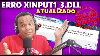 COMO RESOLVER O ERRO XINPUT13DLL [upl. by Aicelf618]