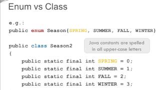 Java Basics  Enums Part 1 [upl. by Brader]