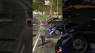 Gta 5  Sports Car Show 😱 gta gta5 gtav sportscar show gtaonline snow shorts modified cars [upl. by Christabelle337]