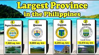 Comprehensive List 82 Provinces in the Philippines by Land Area [upl. by Nilekcaj]