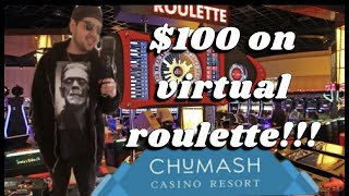 100 Roulette Session At Chumash Casino Resort In Santa Ynez California [upl. by Alam503]