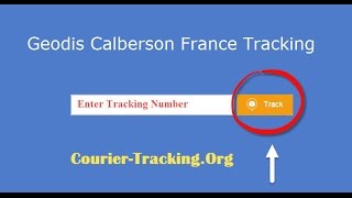 Geodis Calberson France Tracking Guide [upl. by Ahsiled]