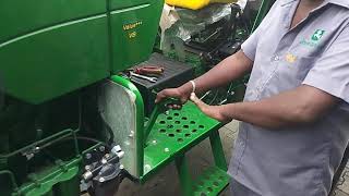 John Deere tractor 5050D clutch adjustment [upl. by Jarus]